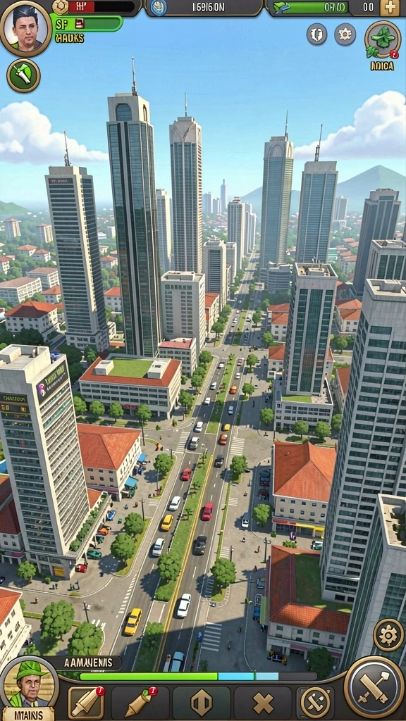 Screenshot menampilkan interaksi sosial antara karakter dalam game.
