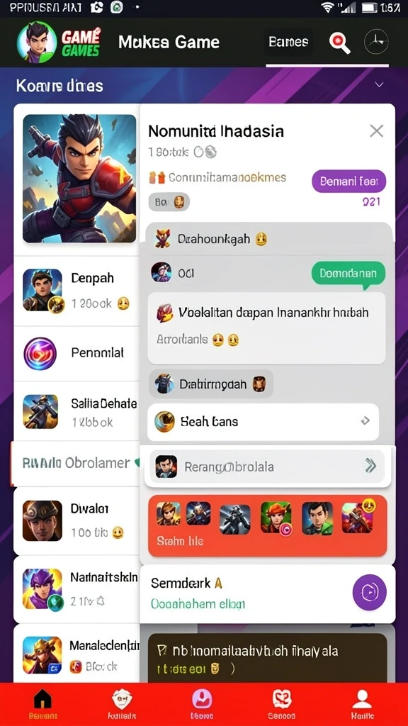 Beragam permainan slot dan meja yang seru.