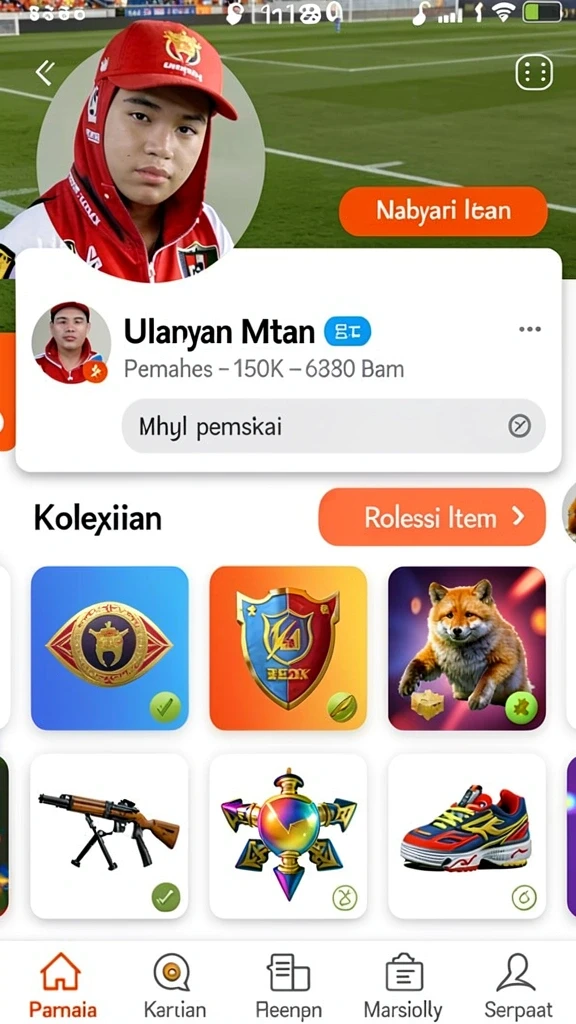 Tampilan antarmuka yang ramah pengguna.