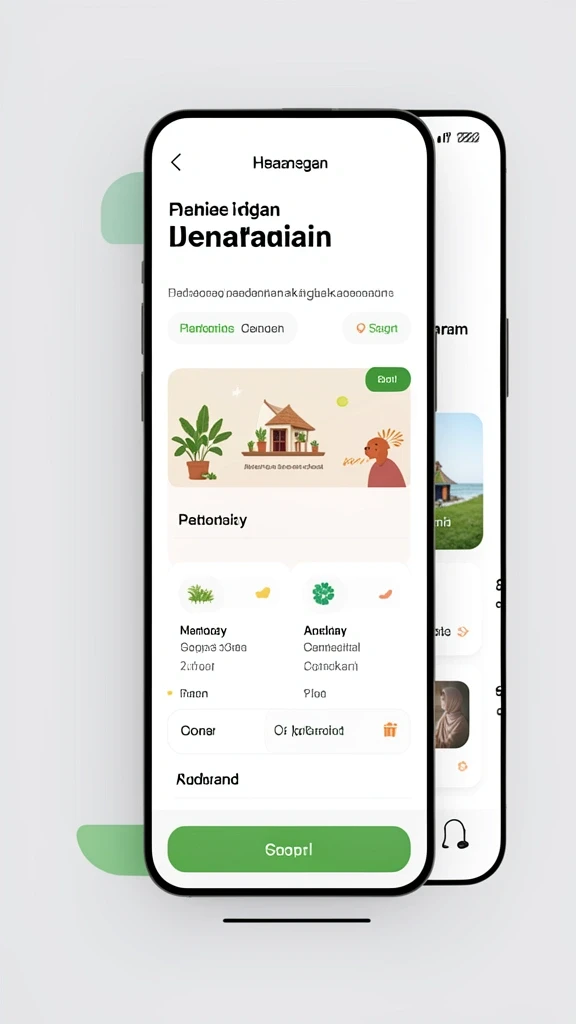 Tampilan menu utama yang menarik dan mudah dinavigasi.