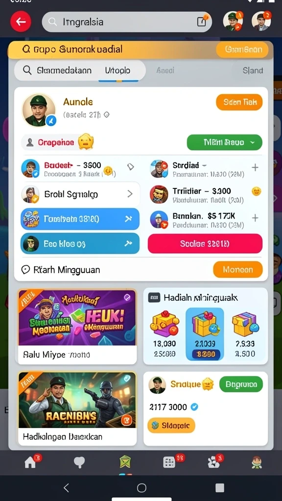 Karakter yang dapat disesuaikan dengan beragam pilihan.