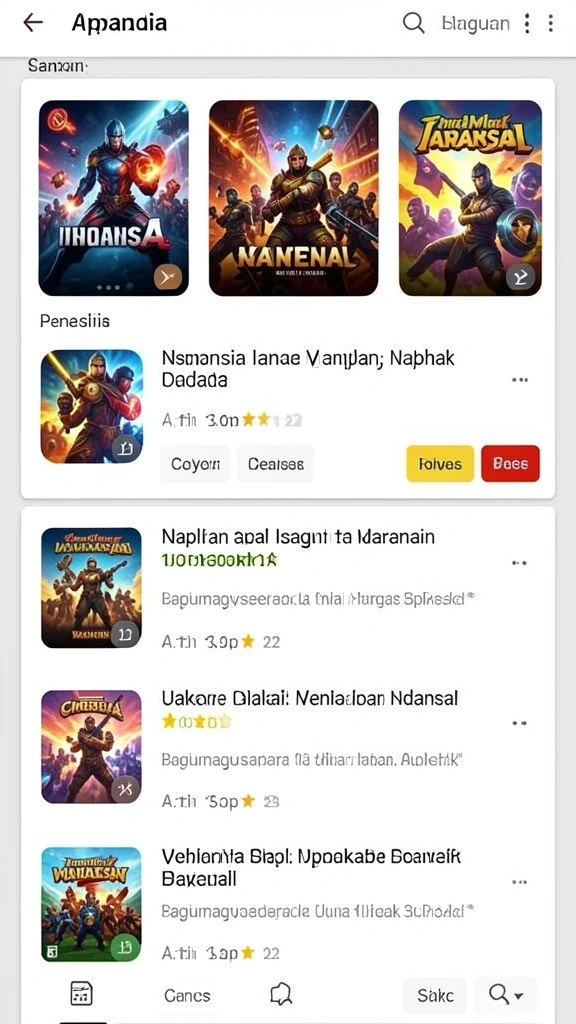 Screenshot karakter dalam misi penuh aksi.