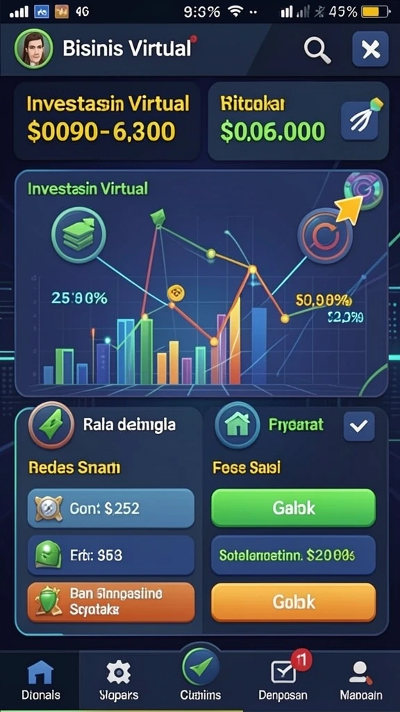 Screenshot fitur turnamen yang menambah keseruan.