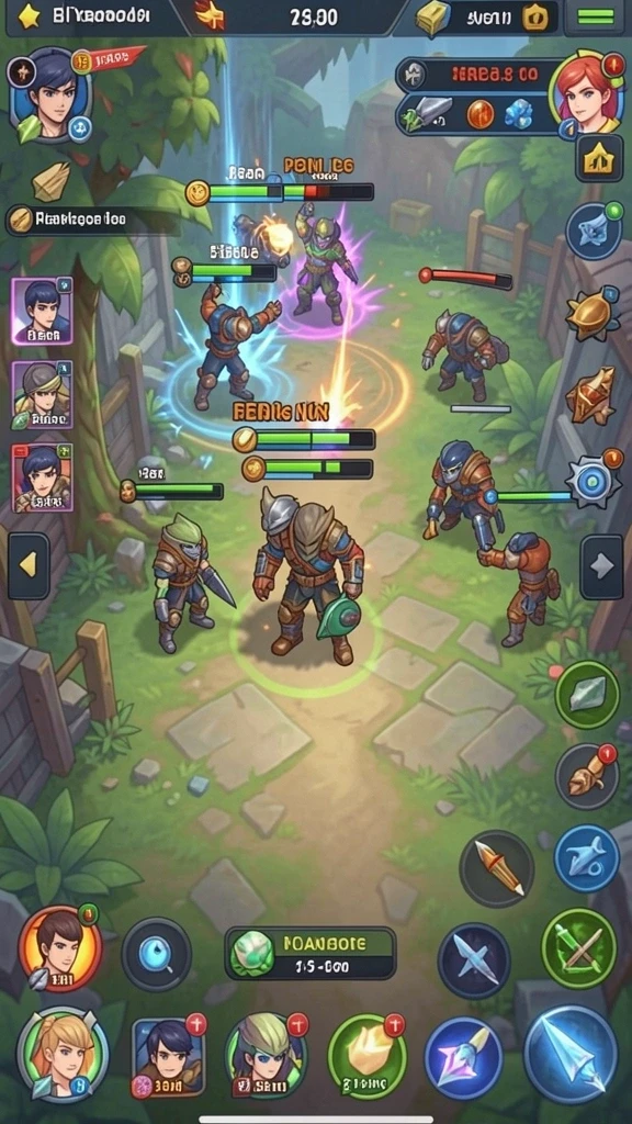 Screenshot menunjukkan karakter utama di tengah hutan Borneo.