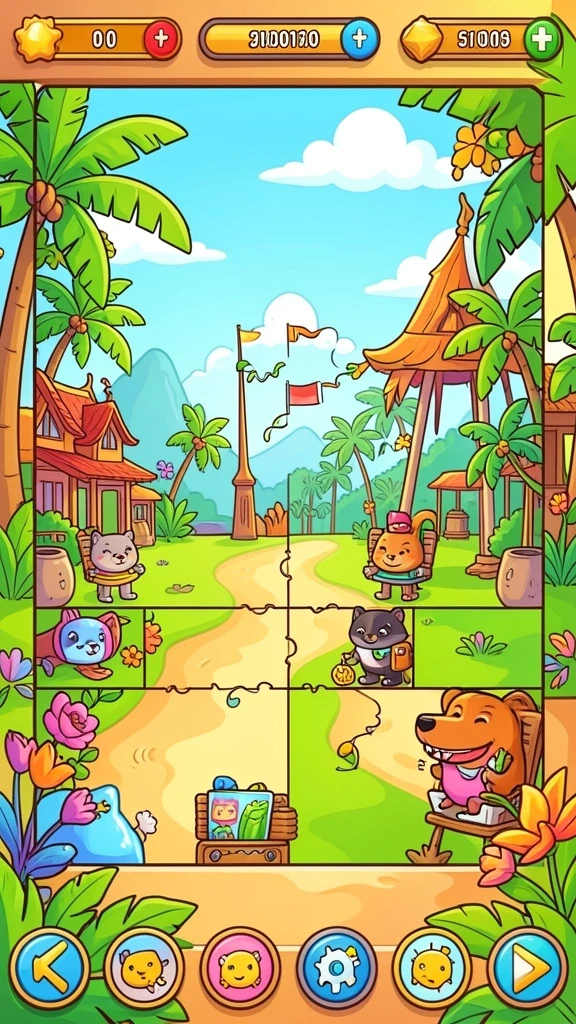 Screenshot menampilkan pertempuran melawan monster unik.