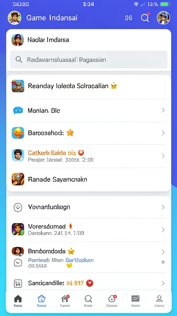 Karakter yang beragam dan unik untuk dipilih.