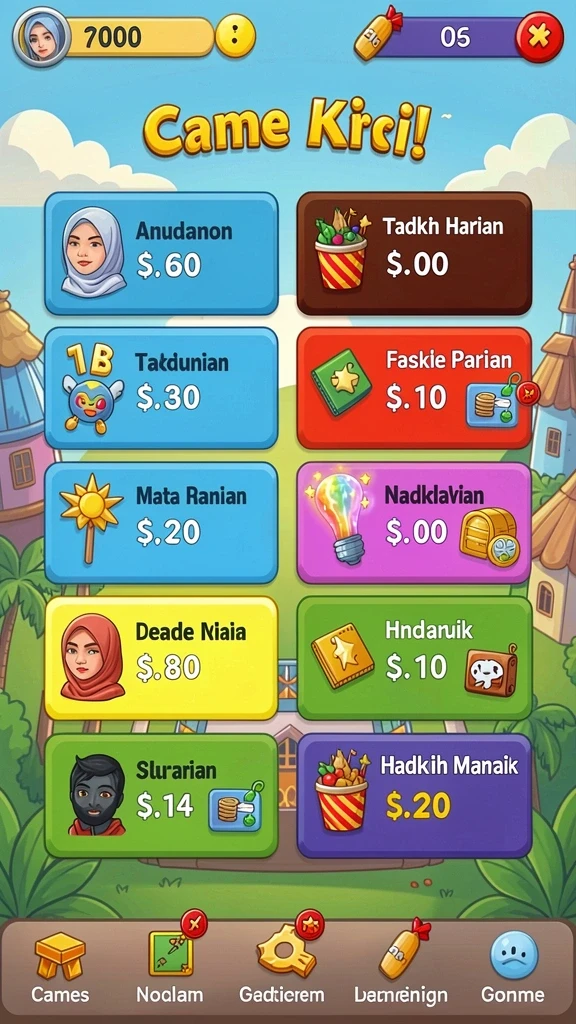 Layar utama FB333 yang interaktif dan mudah dinavigasi.