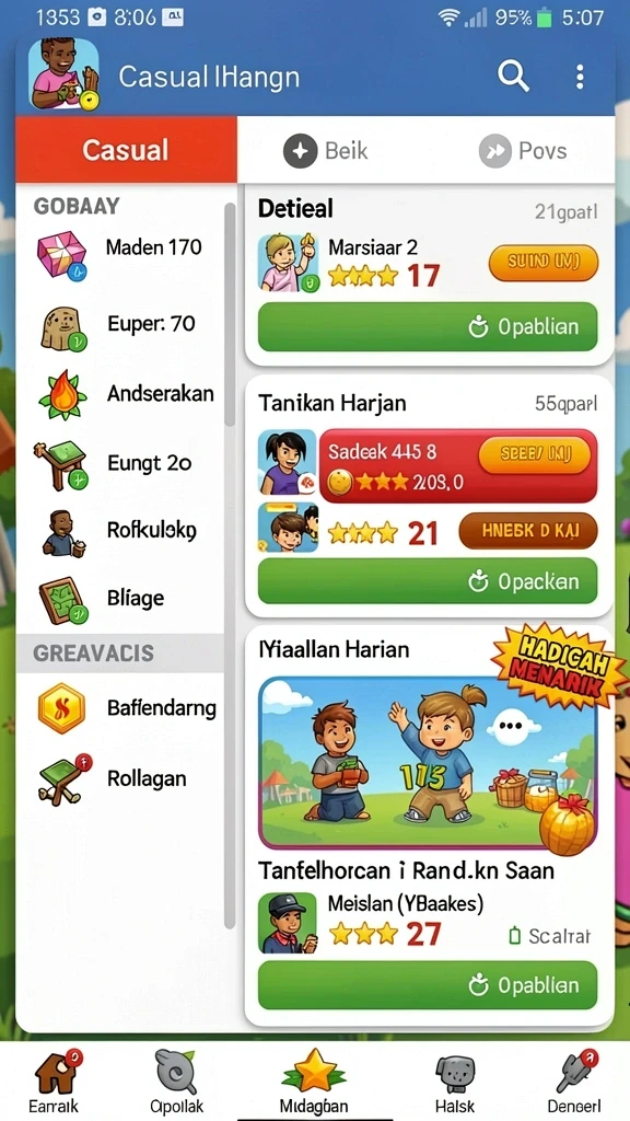 Screenshot fitur bonus spin gratis yang menggembirakan