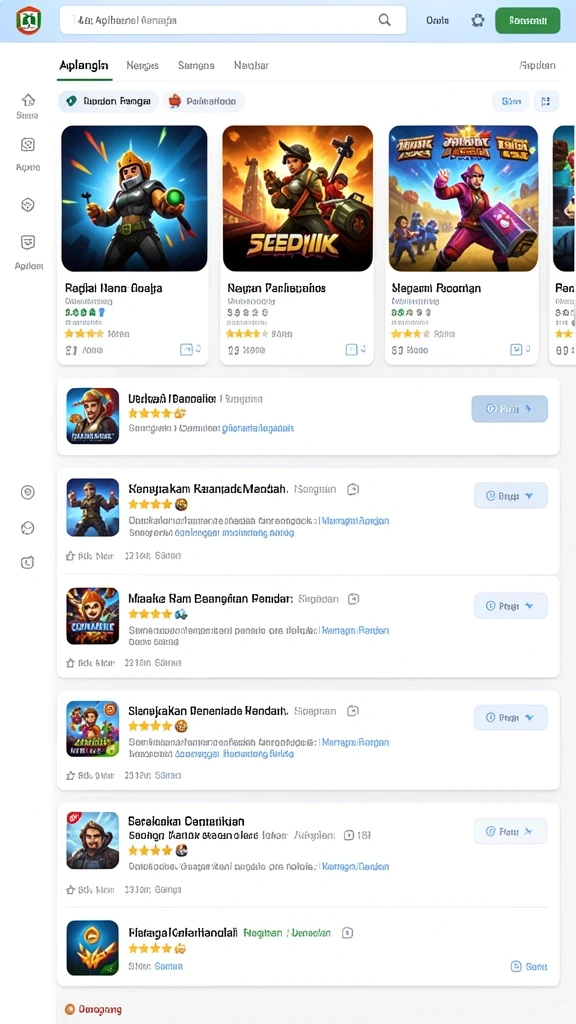 Screenshot menunjukkan karakter utama dalam aksi seru.