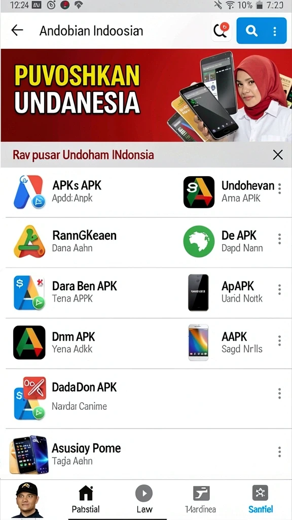Tampilan antarmuka GUATOGEL yang menarik dan mudah dinavigasi.