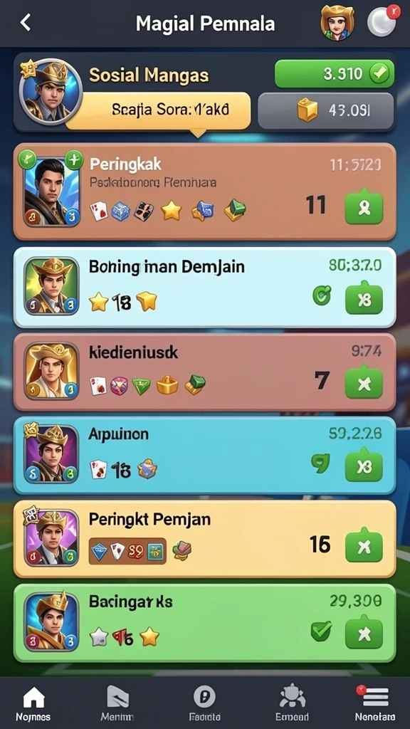 Kesempatan untuk memenangkan hadiah menarik dan bonus.