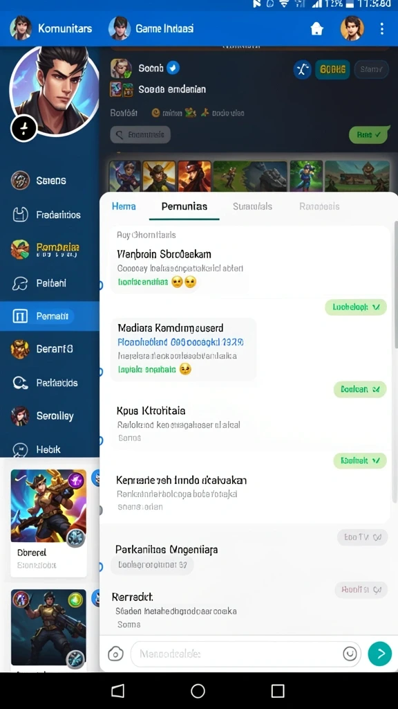 Komunitas aktif yang membuat bermain semakin menyenangkan.
