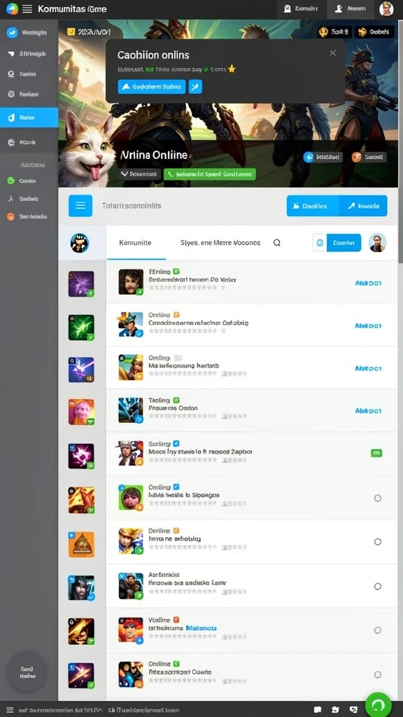 Tangkapan layar interaksi pemain dalam mode multiplayer.