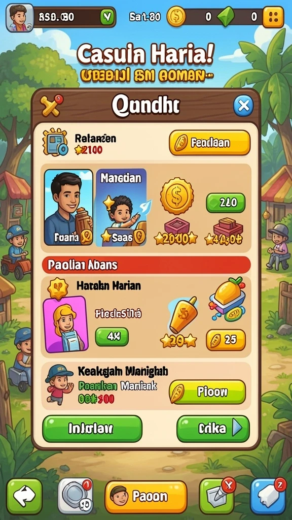 Tangkapan layar menampilkan karakter utama dalam aksi.