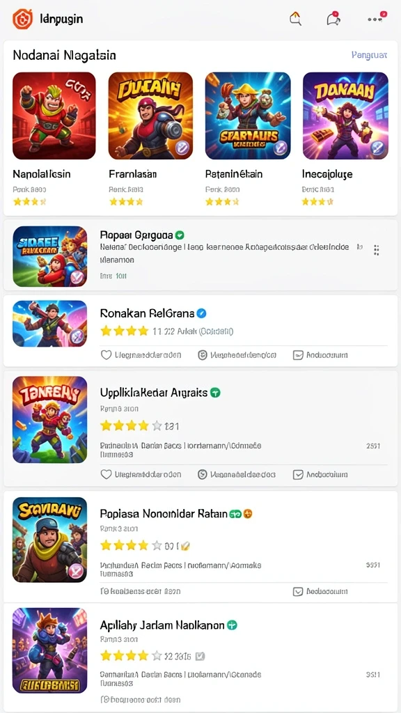 Karakter unik dengan kemampuan menarik.