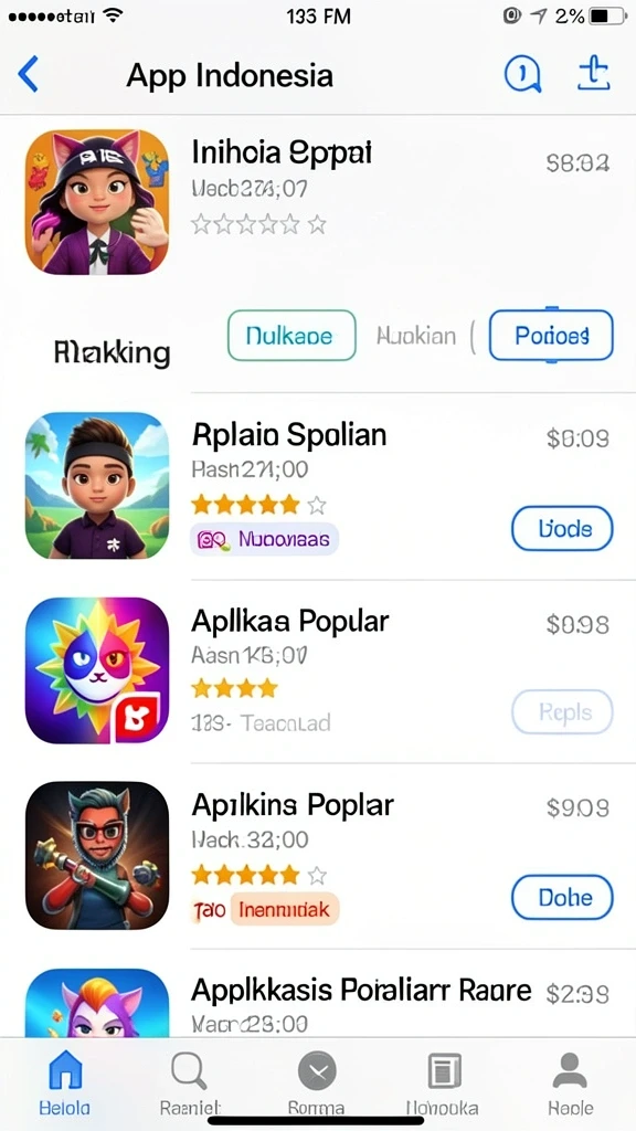 Level yang beragam dan menantang untuk semua pemain.