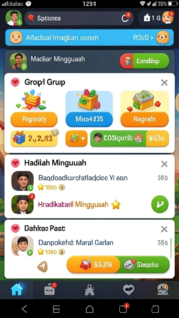 Tampilan antarmuka yang user-friendly.