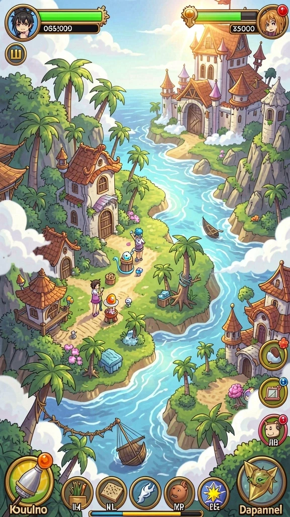 Interaksi multiplayer yang membuat permainan semakin menarik.