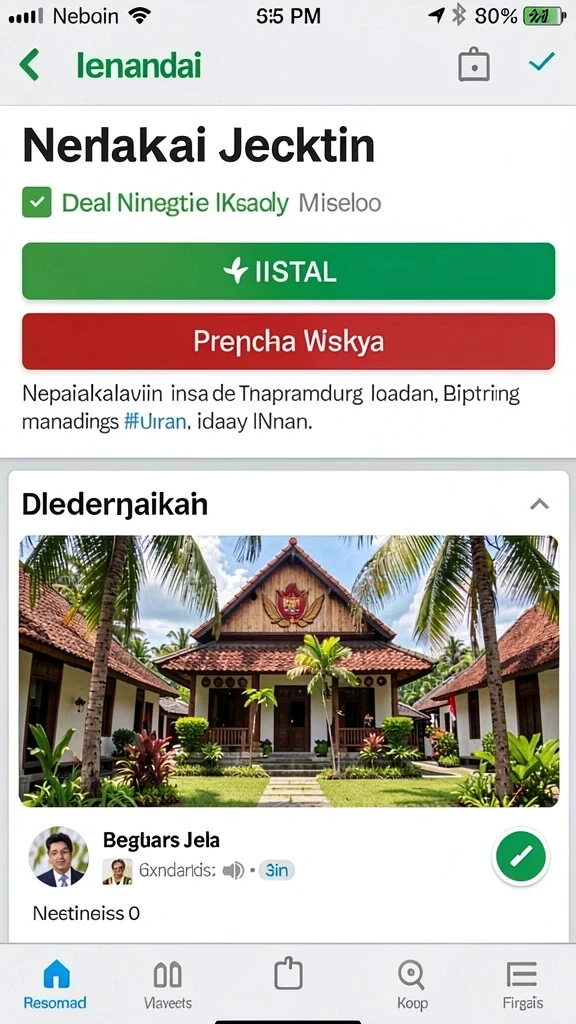 Tampilan antarmuka yang intuitif dan menarik.