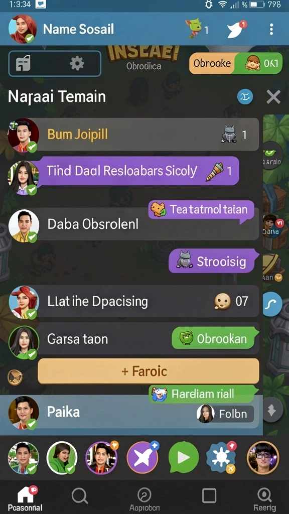 Tantangan menarik di setiap level permainan.