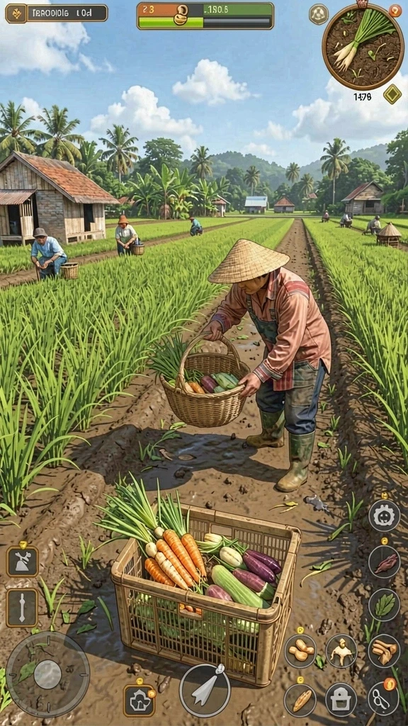 Tampilan awal permainan yang menarik.