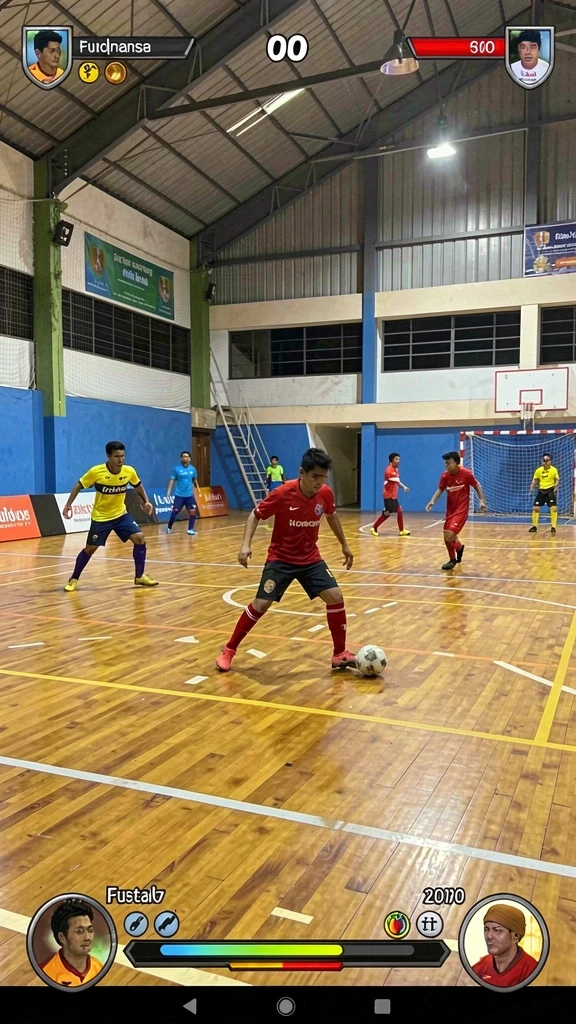 Tampilan karakter utama yang menarik.