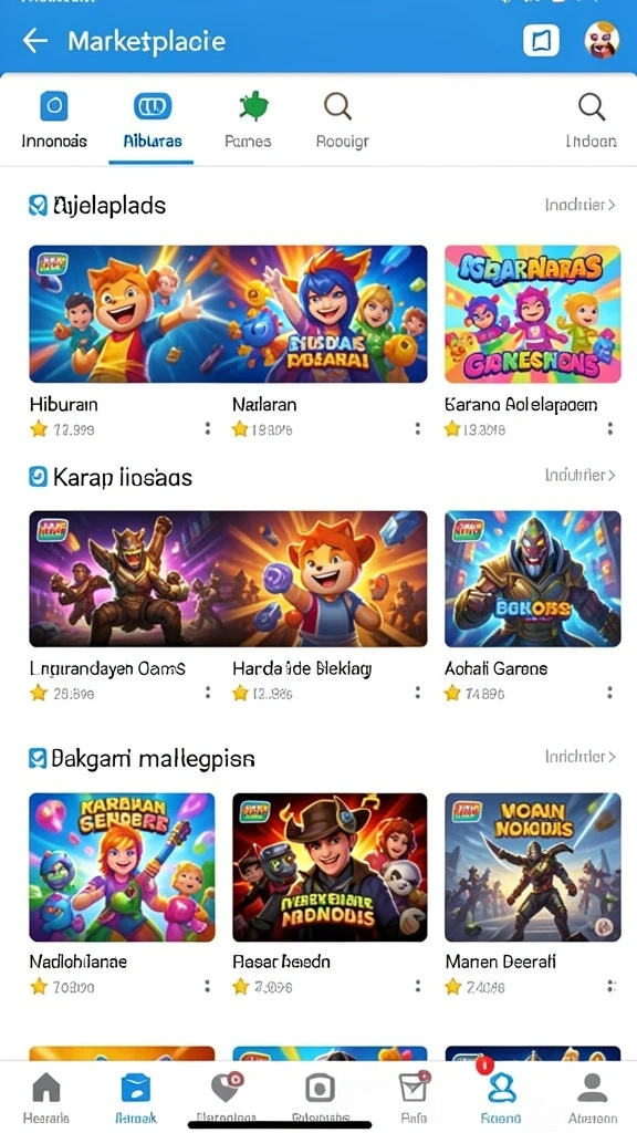 Tampilan awal aplikasi SS88BET yang menarik dan user-friendly.