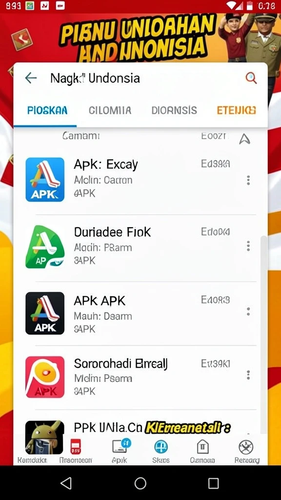 Beragam pilihan permainan siap untuk dimainkan.