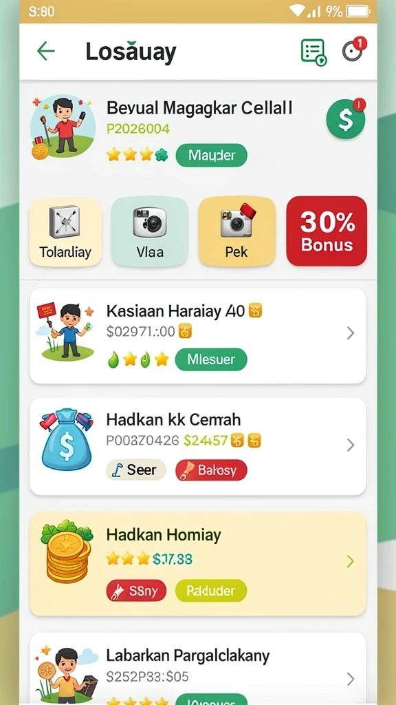 Tampilan antarmuka yang menarik dan intuitif.