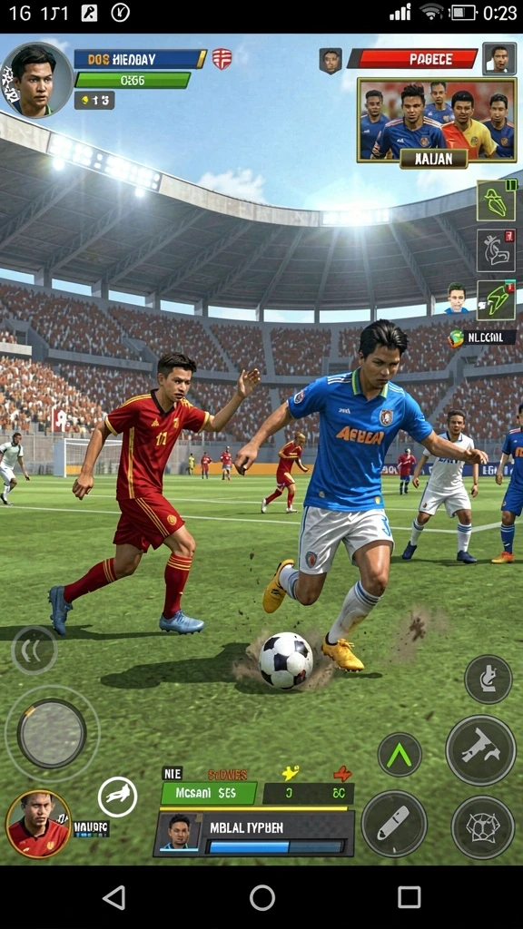 Mode multiplayer untuk tantangan yang lebih seru.