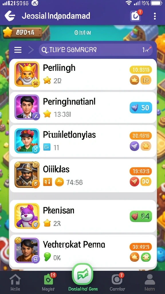 Beragam permainan menarik untuk dimainkan.