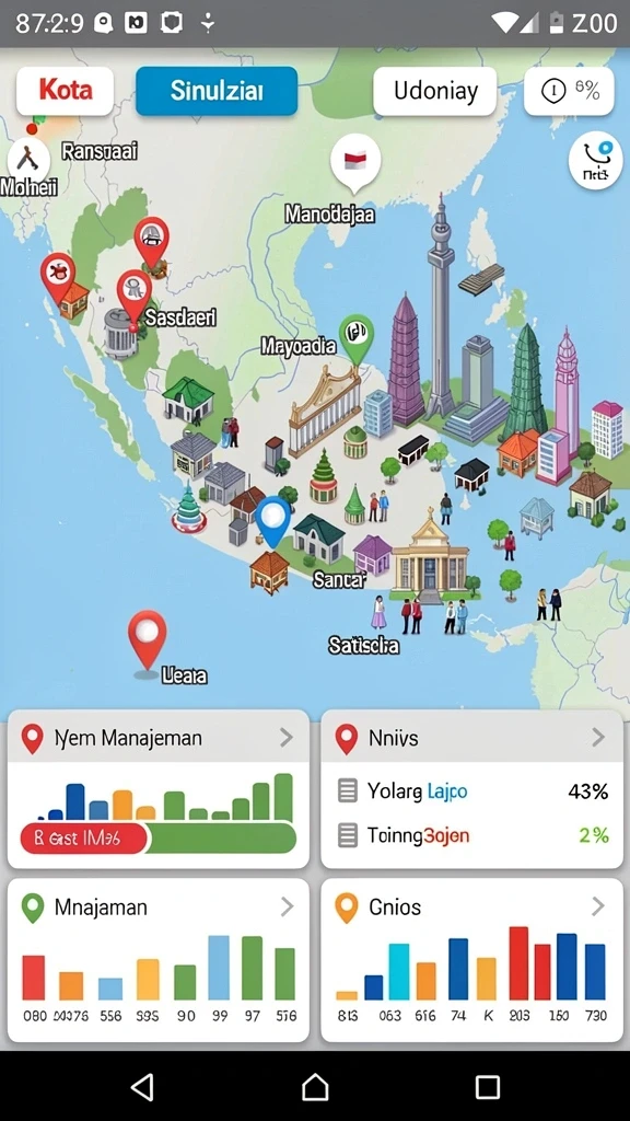 Mode permainan variatif yang tidak membuat bosan.