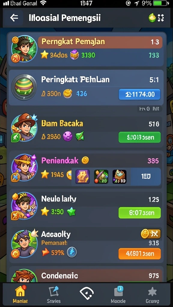Tampilan antarmuka yang intuitif dan menarik.