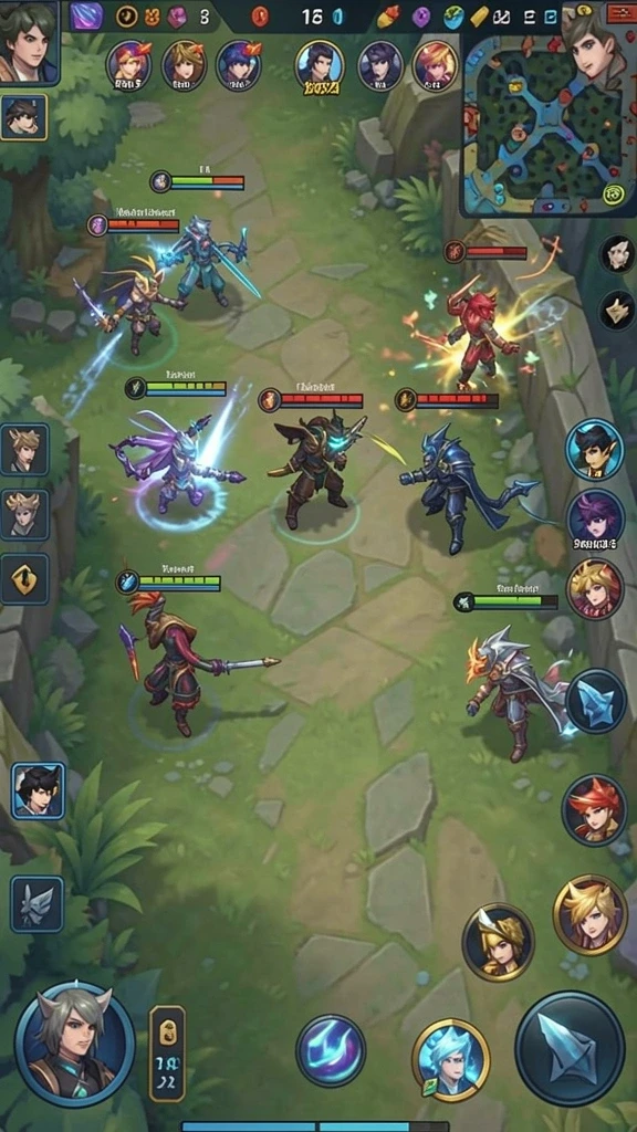 Mode multiplayer yang memungkinkan kompetisi seru.
